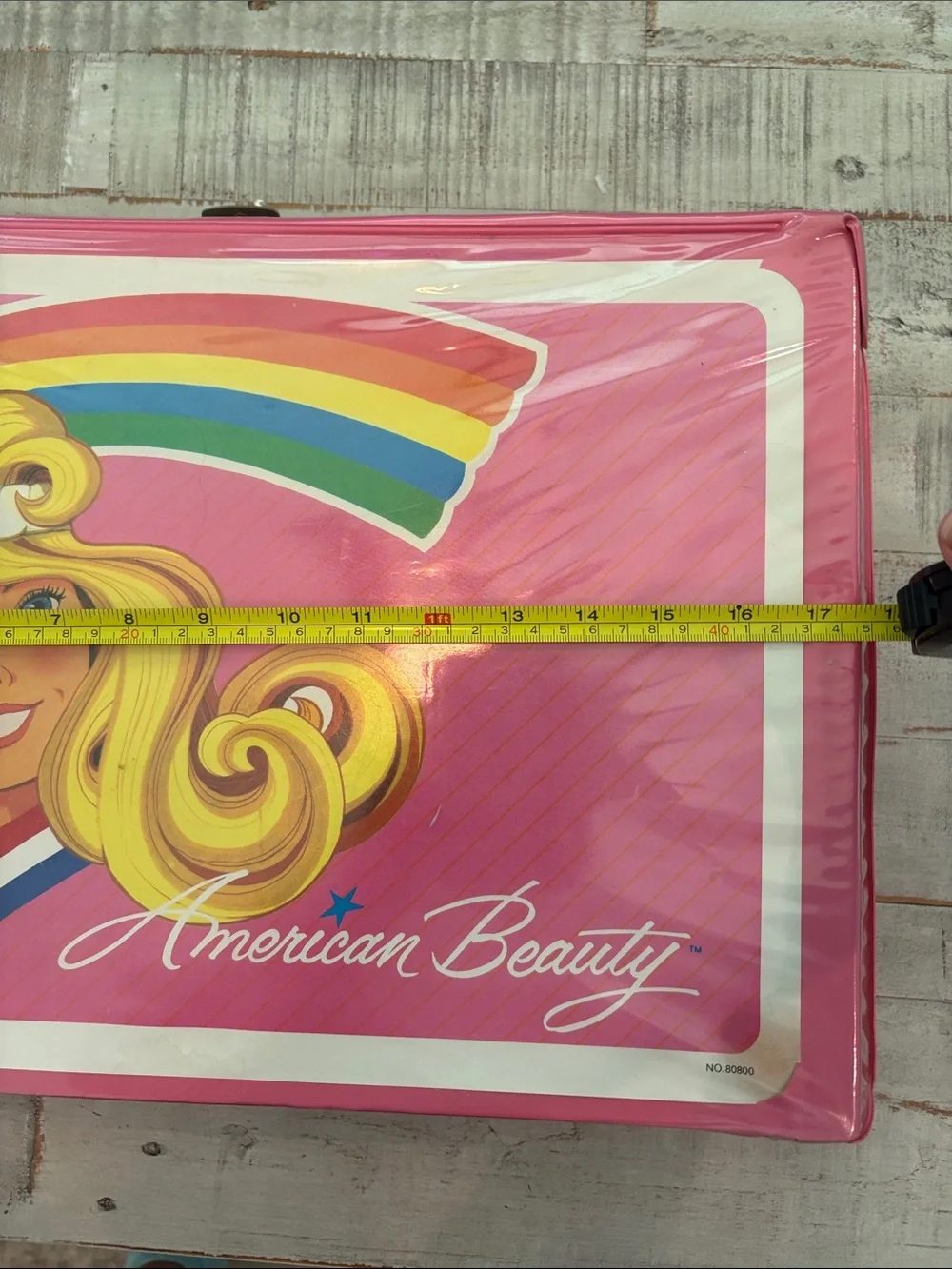 1984 Tara Toy Company American Beauty Barbie Carrying Case